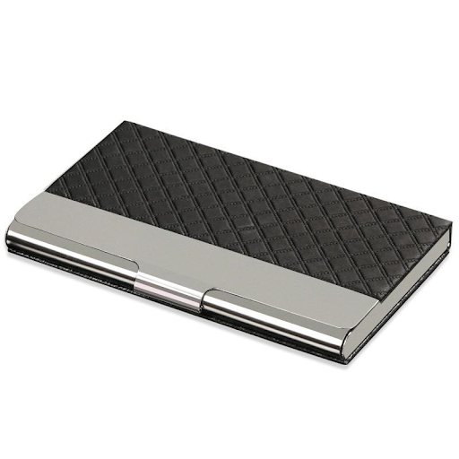 Lot de 50 Porte-Badges Transparents – Protection pour Carte d Identité et Carte Bancaire – Matériau Aluminium de Haute Qualité – Style Affaires