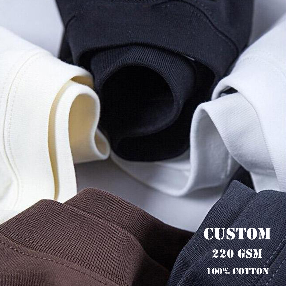 Lot de 5 Tee-shirts Premium 100% Coton – Pack Multicolore (Noir, Blanc, Gris, Vert, Bleu) – Style Oversize 230g – Tissu Respirant et Confortable