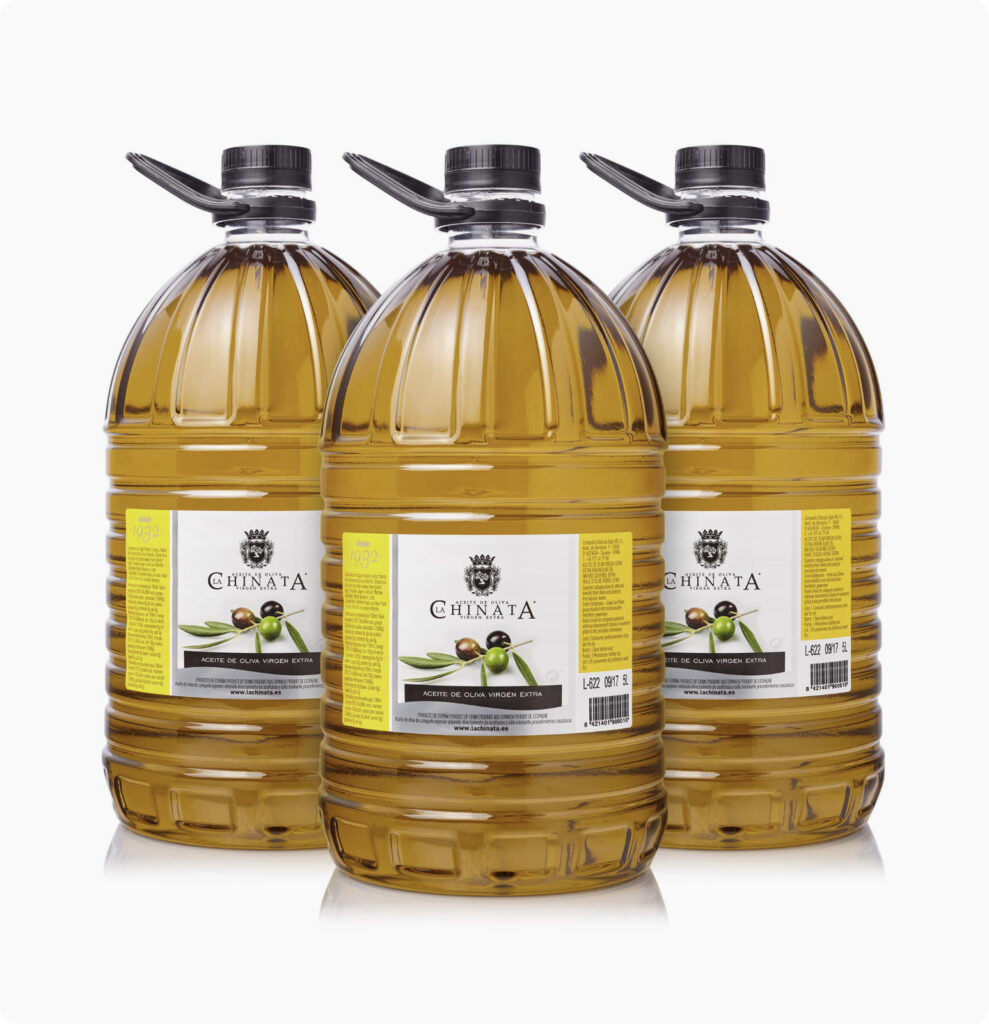 Huile d Olive Vierge Extra La Chinata 5L – EVOO Espagnole Haute Qualité – Bidon Format Familial pour Cuisine et Usage Cru – Conservation 9 Mois