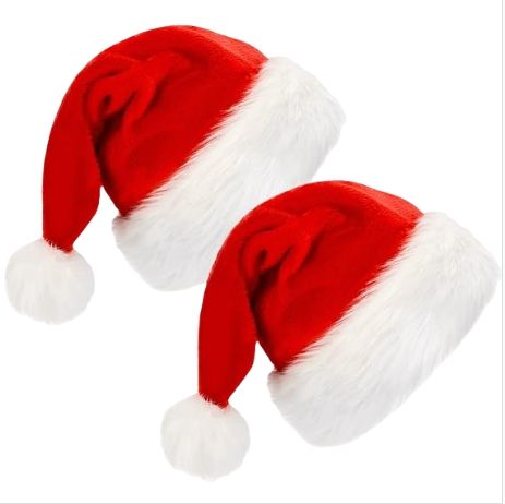 Bonnet de Noel Ecologique QYL – Chapeau de Fête en Toile de Coton – Accessoire de Noel – Cadeau Promotionnel et Activités de Fête