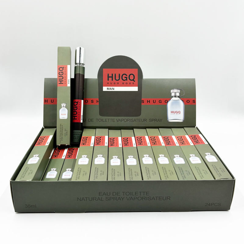 Parfum Homme Hugo – Fragrance Epicée, Boisée et Fraiche – Format Voyage 35ml – Senteur Longue Durée pour Bureau et Usage Quotidien