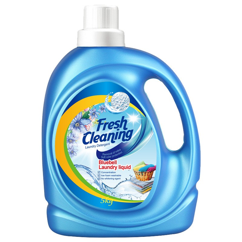 Lessive Liquide Concentrée Binhongclean 5L – Savon Liquide Antibactérien et Ecologique pour Vêtements – Formule Fleurie Haute Qualité – Détachant et Adoucissant Tout en Un