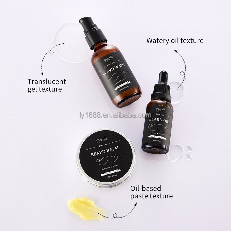 Kit de Soin Barbe Syulli – Huile et Baume Bio – Croissance et Entretien Profond – Formule Organique au Beurre de Karité et Jojoba – Parfum Cologne