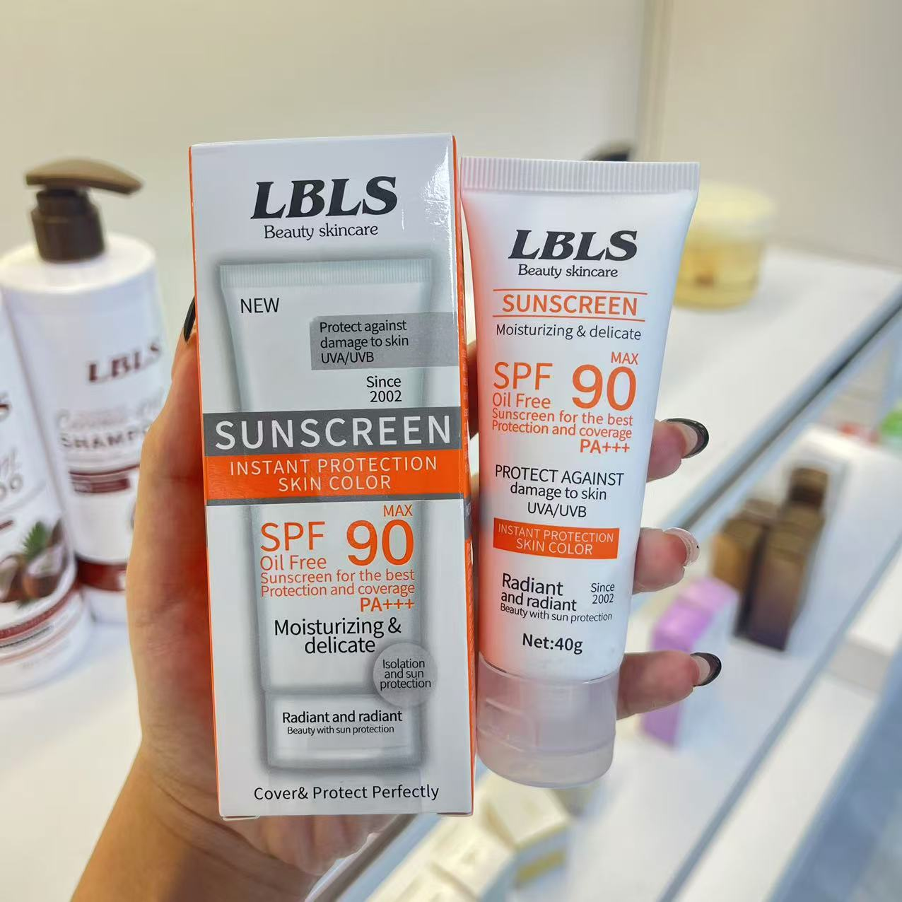 Crème Solaire Anti-Pigmentation SPF 90+ PA+++ – Protection UV Maximale et Anti-Vieillissement – Formule Organique au Dioxyde de Titane – Volume 40g