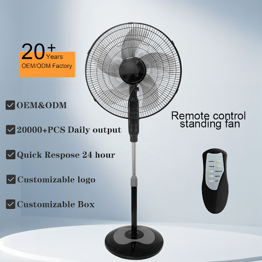 Ventilateur sur Pied Intelligent 18 Pouces FS45-U2 – Ecran Tactile et Télécommandé – Puissance 45W – 5 Lames – Silencieux et Sécurisé pour Enfants